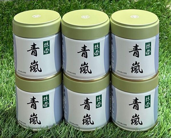 抹茶 丸久小山園 青嵐×6 抹茶 40g 宇治 送料込み あおあらし