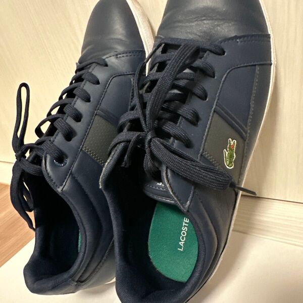 LACOSTE メンズ ネイビースニーカー ラコステ