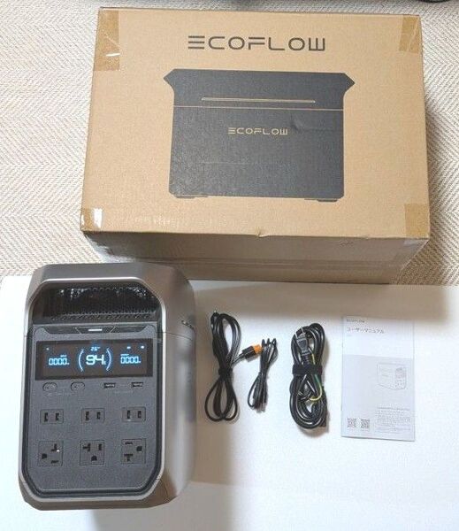 EcoFlow ポータブル電源 4000回サイクル DELTA 3 Plus