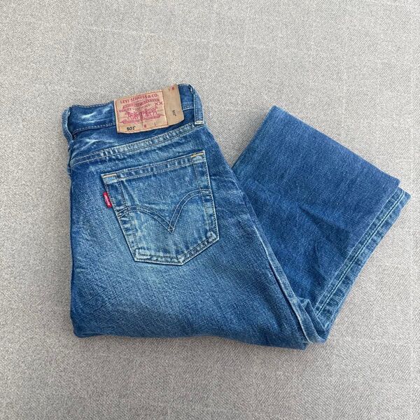 Levi's501XX 501ジーンズ デニムパンツ 古着 ジーンズ リーバイス デニム濃紺ストレート アメカジ L32