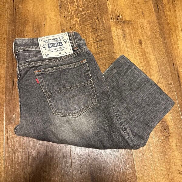 y2k 00s black denim ジーンズ デニムパンツ ブラック ジーパンフレアブーツカットメンズレディース w33