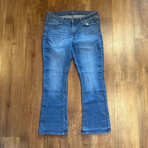 Levi's デニムパンツ ジーンズ デニム リーバイス ジーパン ブーツカット フレアパンツ ブルーメンズ M L相当サイズ