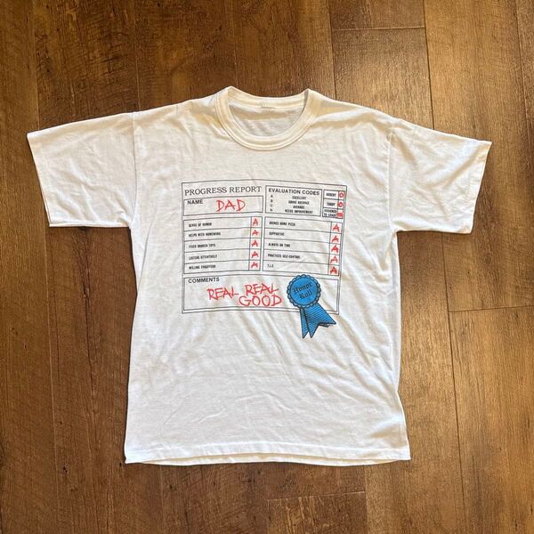 80s-90s USA戦 vintage 古着 ホワイト Tシャツ ビンテージ シングルステッチ 白 レトロTシャツプリント ML