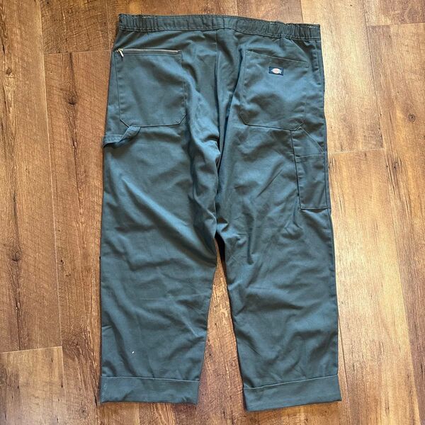 00s Dickies ダックペインターパンツ ディッキーズ ワークパンツ モスグリーン ペインターパンツ ワイドパンツメンズXL