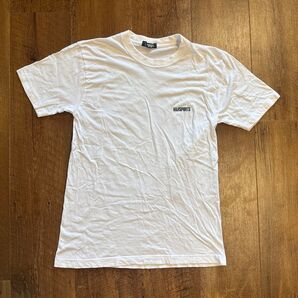 00s VASPOPS ホワイト Tシャツ 半袖Tシャツ カットソー 半袖 古着 白ワンポイント企業系Tシャツメンズ Mサイズ