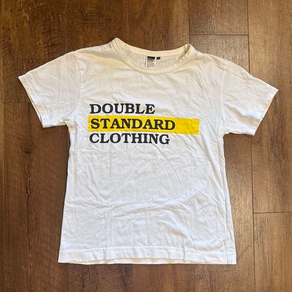 y2k DOUBLE STANDARD CLOTHING Tシャツ 半袖Tシャツ ホワイト 古着 白 メンズボックスシルエット短丈