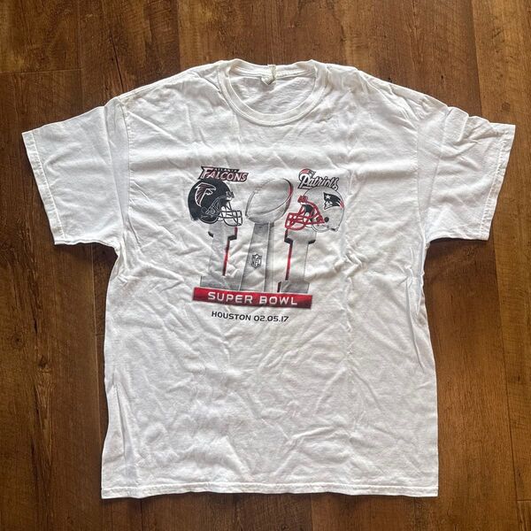 00s NFL ビンテージ 古着 Tシャツ ホワイト 半袖Tシャツ プリント メンズ バック ビックシルエット ボックス XL