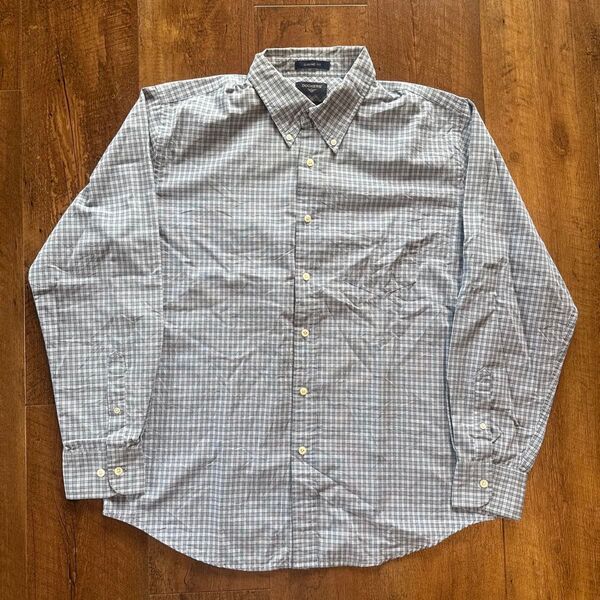 Dockers ボタンダウン 長袖シャツ チェック柄 長袖 古着 チェック ワイシャツ ワークシャツカジュアルメンズ L