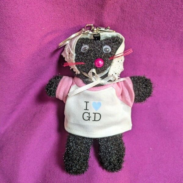 ★ I LOVE GD スカーフくまさん ぬいぐるみキーホルダー★ BIGBANG G-DRAGON クマ キーリング