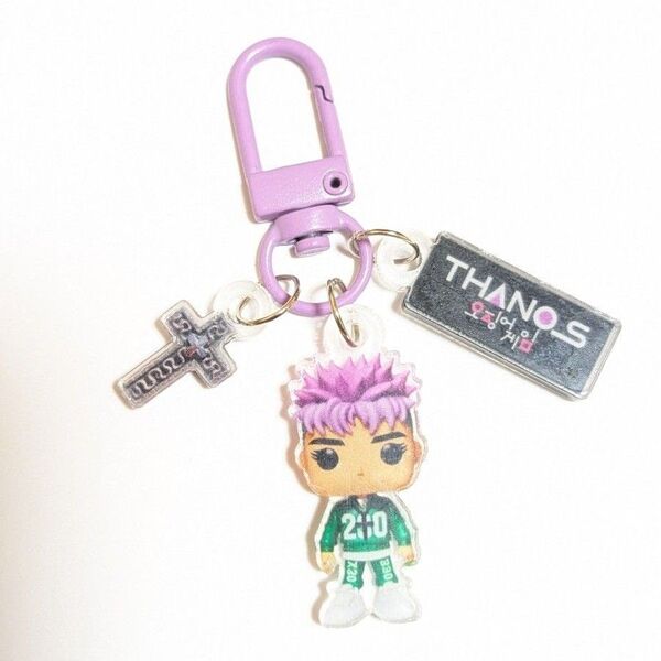 ★ イカゲーム2 サノス ミニキーホルダー ★ BIGBANG タプ TOP T.O.P チェ・スンヒョン アクリルキーホルダー
