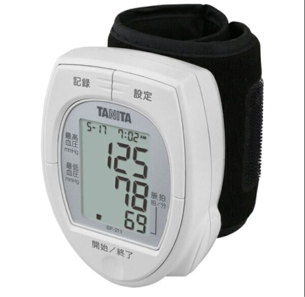TANITA デジタル手首式血圧計 BP-211 ホワイト