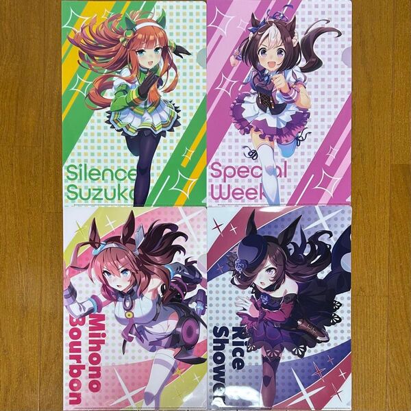ウマ娘プリティダービー × リアル脱出ゲーム クリアファイル4枚セット