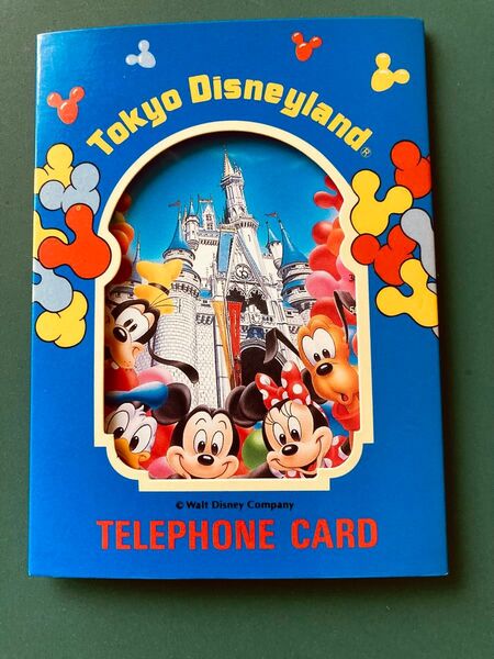 東京ディズニーランド テレフォンカード ミッキーマウス等5体 シンデレラ城50度