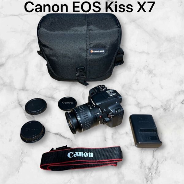 美品 付属品多数 Canon EOS Kiss X7 レンズキット EF 28-90mm 1:4-5.6 III