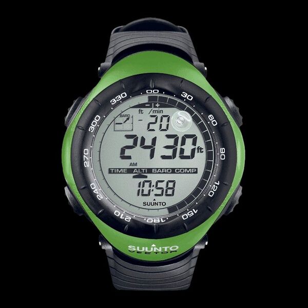 超美品 限定 SUUNTO VECTOR スント ベクター ライムグリーン