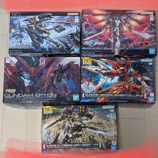 ガンプラ HGCE ブラックスコードナイト カルラ ムラサメ改 RG エピオン BF アメイジングなど HG HGUC 未組立