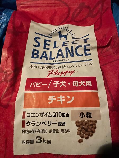 セレクトバランス パピー チキン 小粒 3kg
