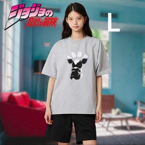 【即完】L ジョジョ|イギーの大好物|ドライリラックスセットアップ 半袖Tシャツ