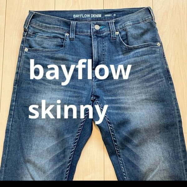 ベイフロー bayflow スキニージーンズ デニム ストレッチ インディゴ ジーパン ジーンズ