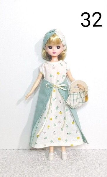 リカちゃん ハンドメイド ドール服 4点セット 現品限り