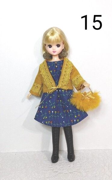 リカちゃん ハンドメイド ドール服 4点セット 現品限り