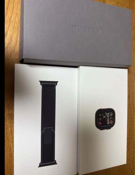 美品 最安値 Apple Watch Ultra2 ブラック GPS Cellularモデル 49mm 最大バッテリー容量100%