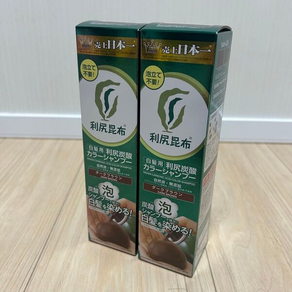 【未使用品】利尻炭酸カラーシャンプー ダークブラウン