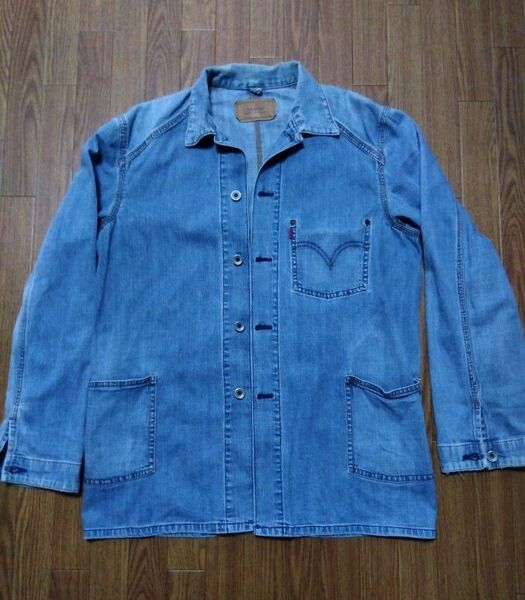 LEVI'S リーバイス カバーオール デニム ジャケット ダメージ加工
