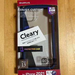 Came 様確認用です iPhone 13 mini 耐衝撃 ケース Cleary ネイビー