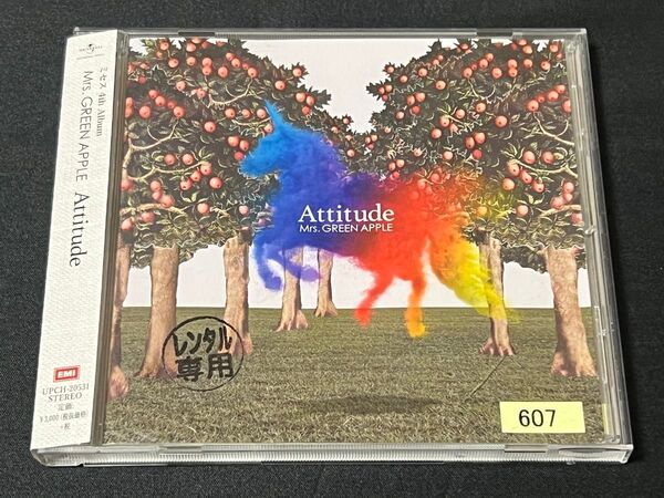 Mrs. GREEN APPLE 『Attitude』 CD 結婚式 帯付き アルバム 紅白 インフェルノ 青と夏