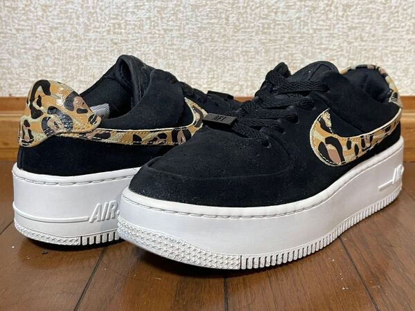 NIKE WMNS AIR FORCE 1 SAGE LOW "LEOPARD" 24.0cm