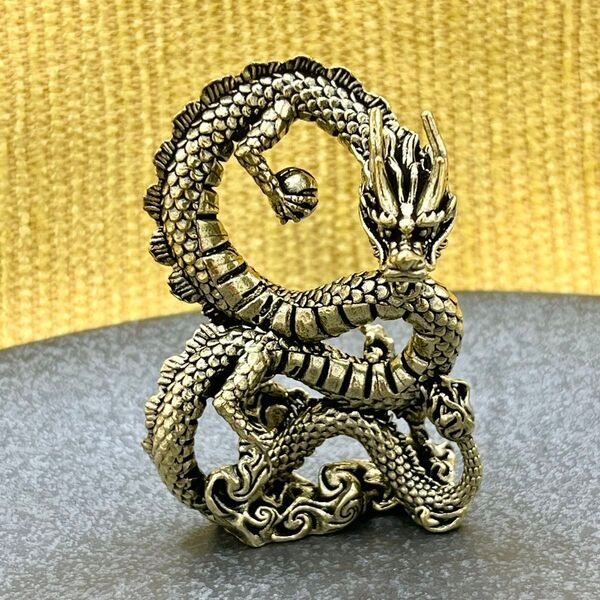 KM019 龍 ドラゴン 竜 像 置物 置き物 縁起物 風水 インテリア 新品