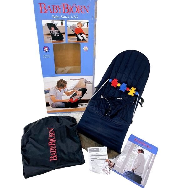美品 Baby bjorn バウンサー ベビービョルン