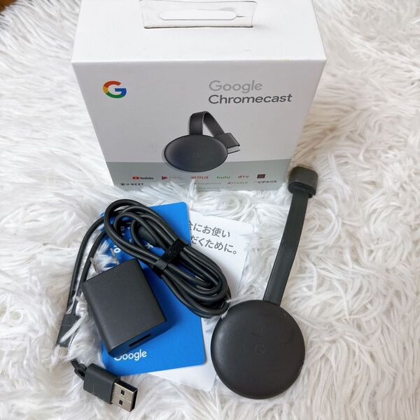 良品 Google Chromecast ブラック グーグル クロームキャスト