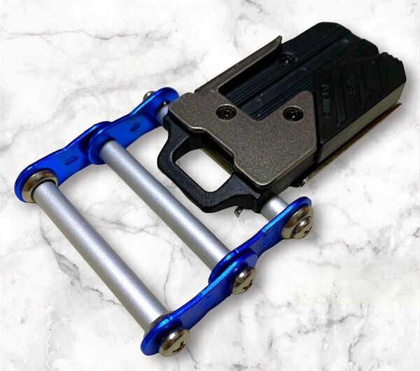 タジマメタルセフ用 ニックス風チェーン 60mm幅 ブルー