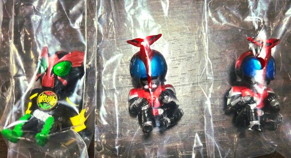 待ちぼうけ 仮面ライダーの場合 仮面ライダーカブト 仮面ライダーオーズ ガシャポン ガチャ カプセルトイ フィギュア BANDAI
