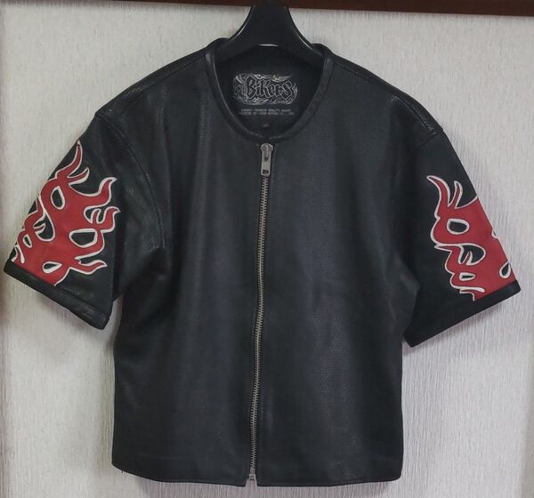 Bikers● パンチングレザー●ファイヤー●42