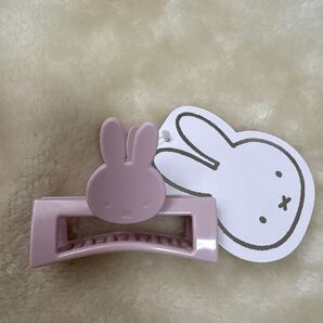 新品未使用 miffy ミッフィー ヘアクリップ ピンク MF67934