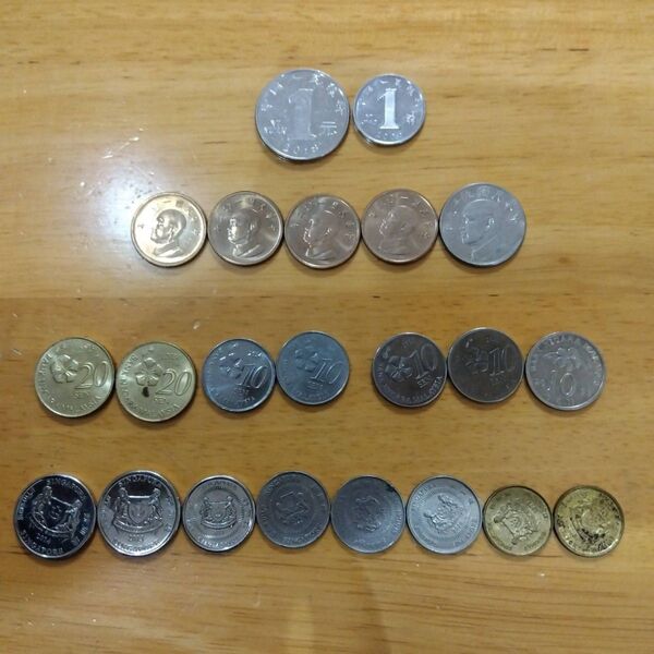 マレーシア シンガポール 中国 台湾 硬貨セット まとめ売り 外国 コイン