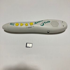 ECCジュニア Active Talk ペンとSDカード