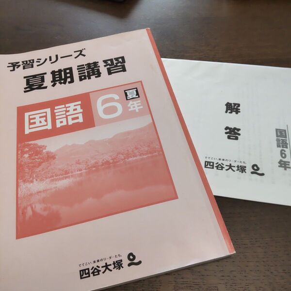 四谷大塚 予習シリーズ 夏期講習 国語 6年 中学受験 四谷大塚 予習シリーズ 国語