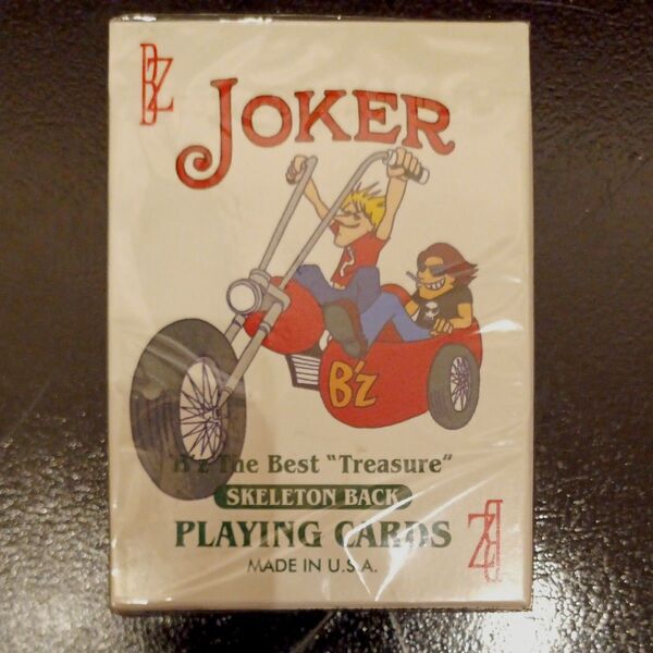 B'z The Best "Treasure" SKELETON BACK PLAYING CARDS トランプ
