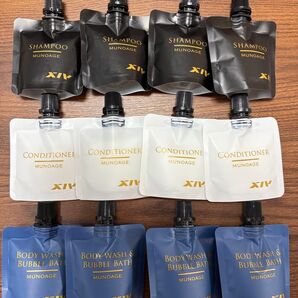 エクシブ アメニティ MUNOAGE シャンプー4個 コンディショナー4個 ボディウォッシュ4個