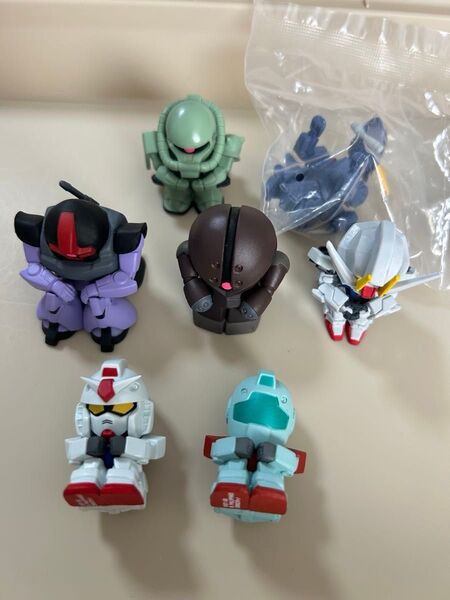 まちぼうけ ガンダムの場合 まとめ売り SDガンダム 機動戦士ガンダム フィギュア ガンダム ザク待ちぼうけ