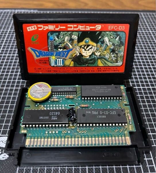 ドラゴンクエスト3 ファミコンソフト 電池交換済 コンデンサ交換済 基板・端子ピカピカ仕上げ 後期A刻印 05