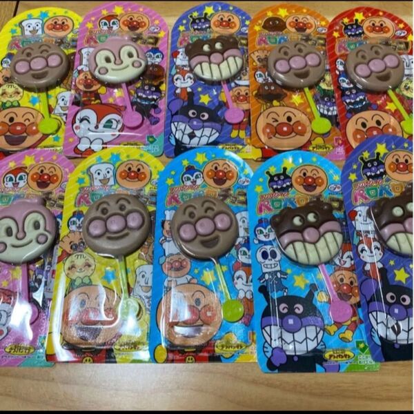 即購入OK アンパンマンチョコ ペロペロチョコ10本 値下げ不可 2025.12