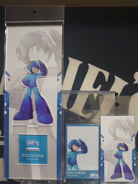 大カプコン展 ロックマン アクリルスタンド ステッカー クリアカード セット アクスタ
