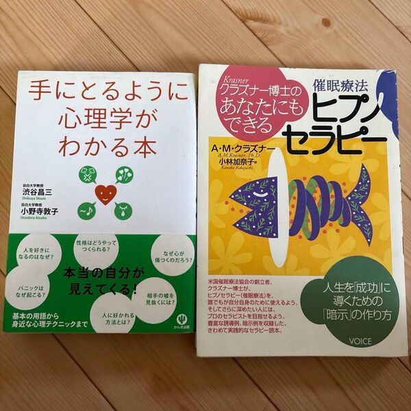手にとるように心理学がわかる本 ヒプノセラピー 2冊セット