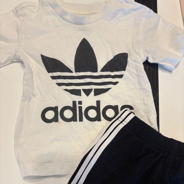adidas 半袖セットアップ 90 18-24m ベビーキッズ