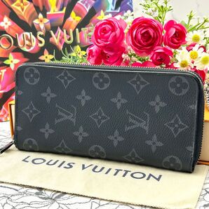 ★極美品★ ルイヴィトン エクリプス ジッピーウォレット ヴェルティカル 長財布